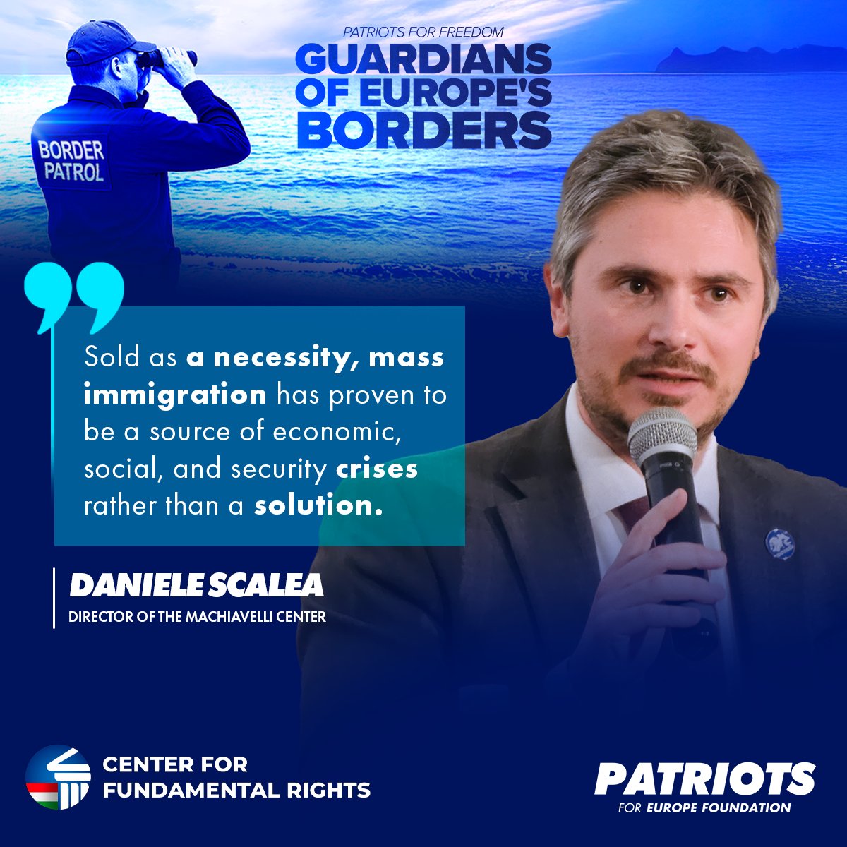 PfEFoundation's tweet image. 🇮🇹Italy proves another path is possible
With asylum centres outsourced to Albania, strict measures against NGOs, and reinforced border control…
👉 The result: a 60% drop in illegal immigration in 2024.
In Rome, at Guardians of Europe’s Borders conference, @DanieleScalea…