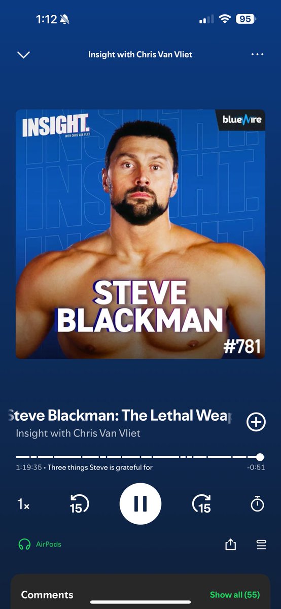 stin122's tweet image. It took me like ‘6 years’ to finish this episode @ChrisVanVliet
But worth the time and the wait — was young when Blackman was around but I remember the Shane spot on YouTube clips.
Steve seems like a wicked dude and you DONT wanna mess w him😂😳
Loved it. Glad he’s healthy!