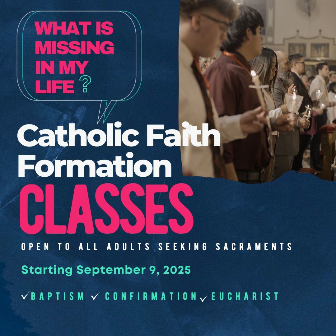 If you’ve been wanting to learn more about our Catholic faith and/or enter the Catholic Church, consider joining our classes this fall. More info here: stedparish.org/become-catholi…