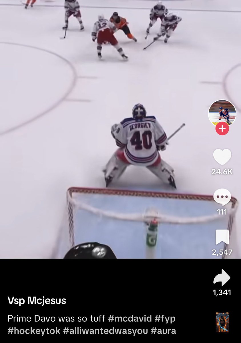 itsWozzz's tweet image. “Prime Davo was so tuff.”
According to kids on TikTok, McDavid is already past his prime 😂