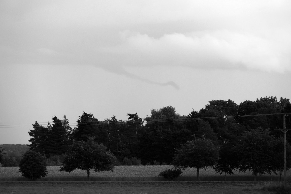 James_Akrill's tweet image. While watching an active Thunderstorm to my north east from Bishopbridge, I spotted a funnel cloud at around 17:20BST to the east. I would guess its somewhere near Ludford @TorroUK 🌪️