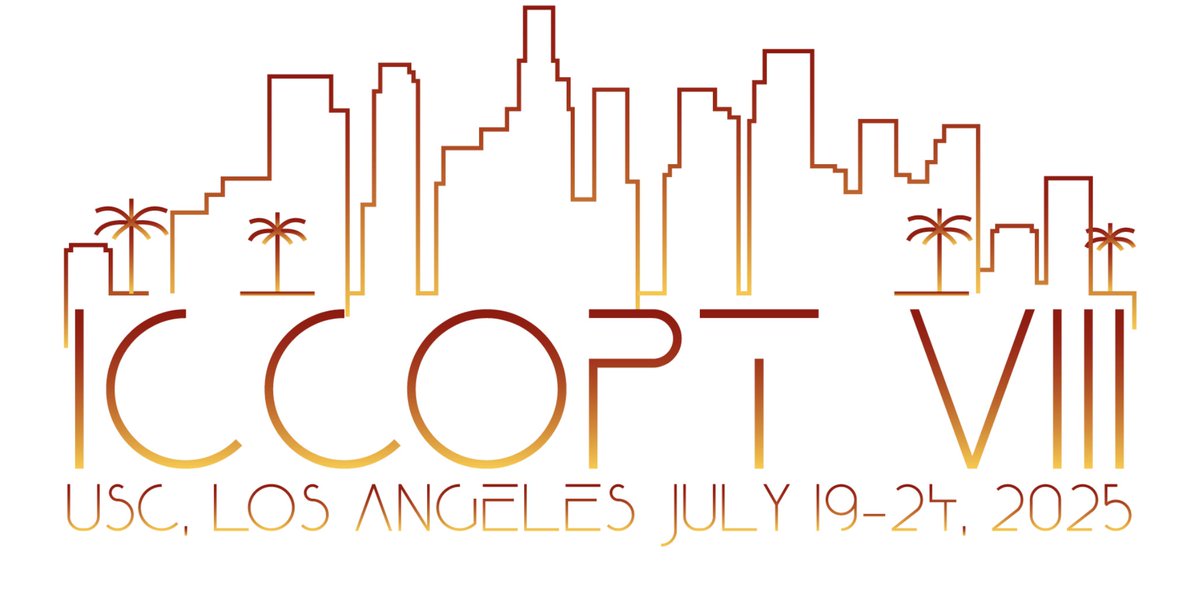 We’re glad to be a sponsor of the 2025 ICCOPT Conference at the University of Southern California in Los Angeles this week. Best wishes for a successful #ICCOPT2025!  

Program details: iccopt2025usc.sched.com #ORMS <a href="/USC/">USC</a>