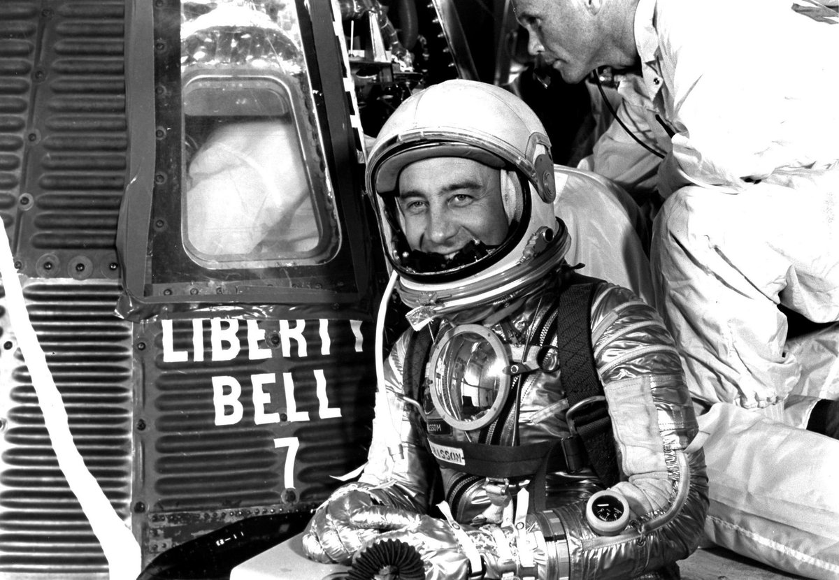 airandspace's tweet image. On this day in 1961, Gus Grissom became the second American in space. His suborbital flight in Liberty Bell 7 lasted about 15 minutes and almost ended in disaster. Learn more on the blog: s.si.edu/43xRxYB