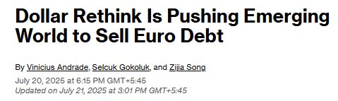 junkbondinvest's tweet image. EM borrowers: “Dollar down 8%, time to issue euros”
Currency markets: “What happens when the dollar bounces?”
EM borrowers: “We’ll diversify back to dollars”