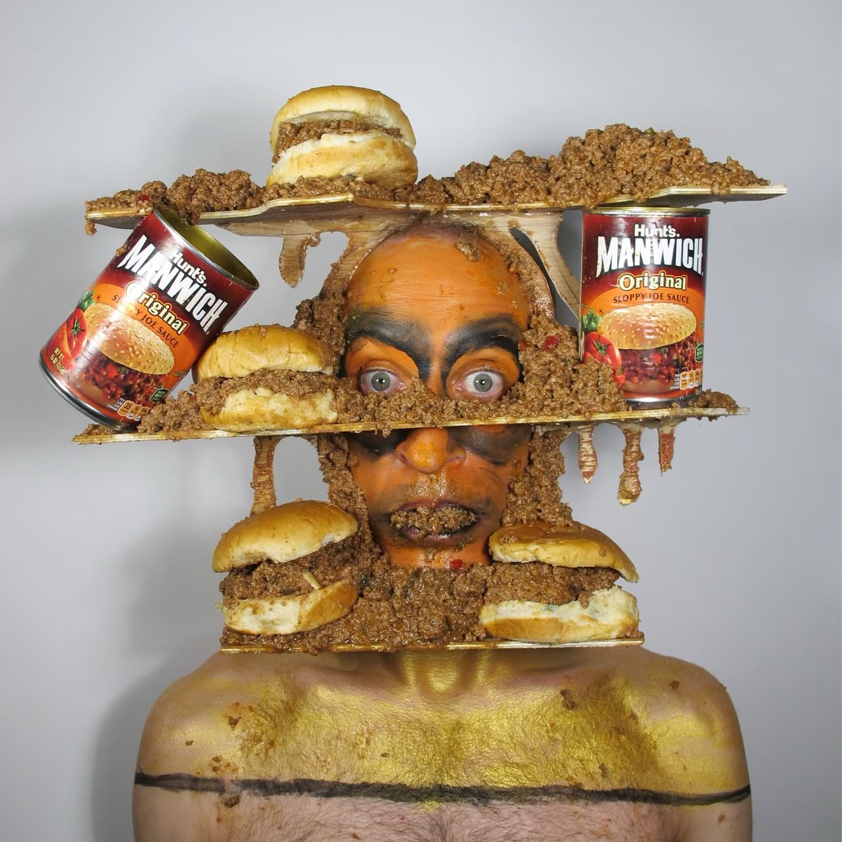 davidhenrynobo1's tweet image. GM. conform or be cast out !! 

Sloppy Joe, 2017 @SuperRare 
early work, 1 Eth reserve 

you don’t need a sandwich, you need a manwhich 

🔗