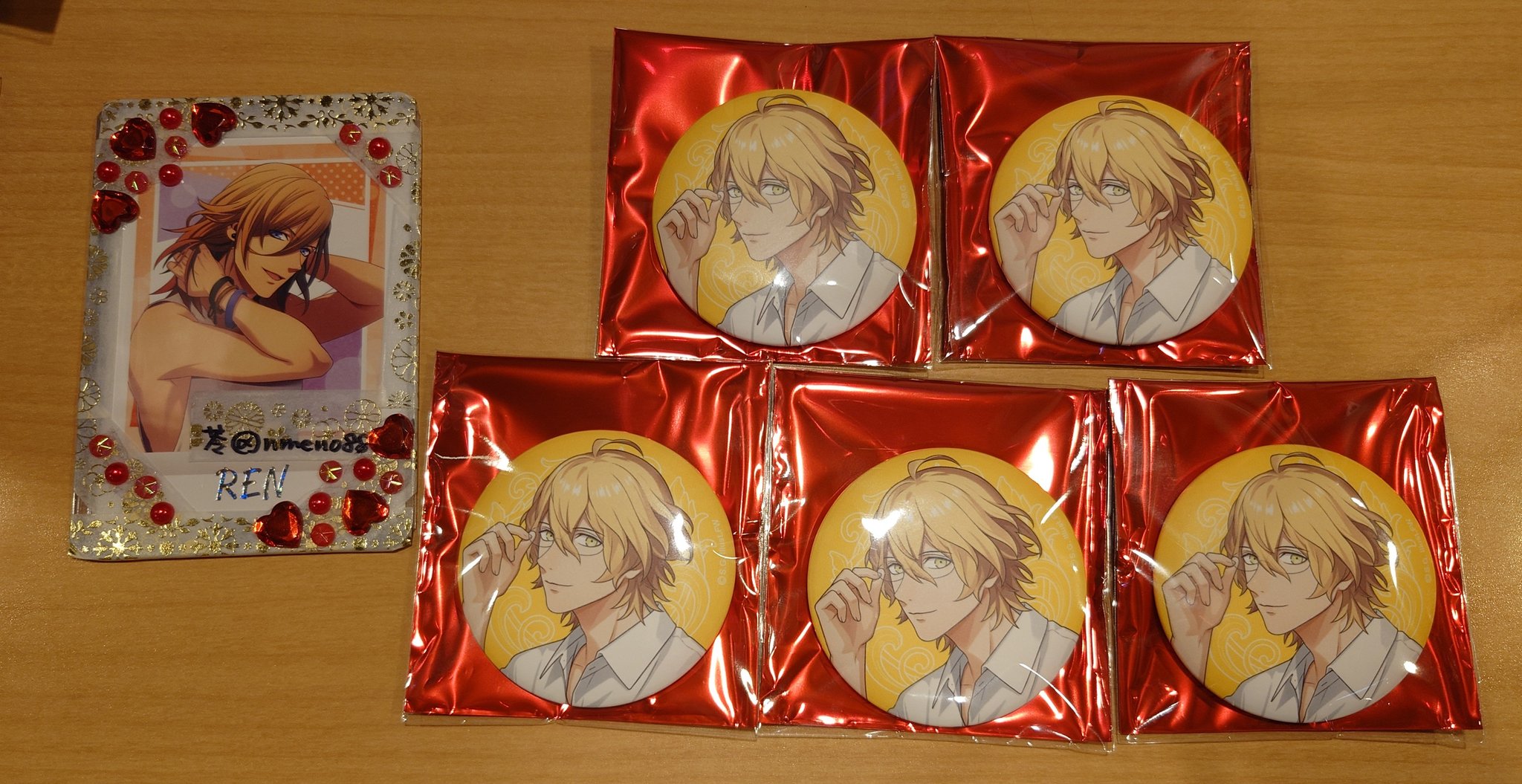 うたプリ グラショ FP 缶バッジ カミュ 3点セット