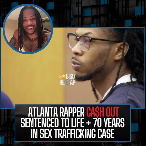bigorecap's tweet image. #UPDATE - Atlanta rapper #CashOut learned his fate today in Fulton County after being convicted of rape, sex trafficking and other charges.
Prosecutors revealed how the rapper, along with his mother and cousin, used his fame and record label to exploit women, turning their lives…