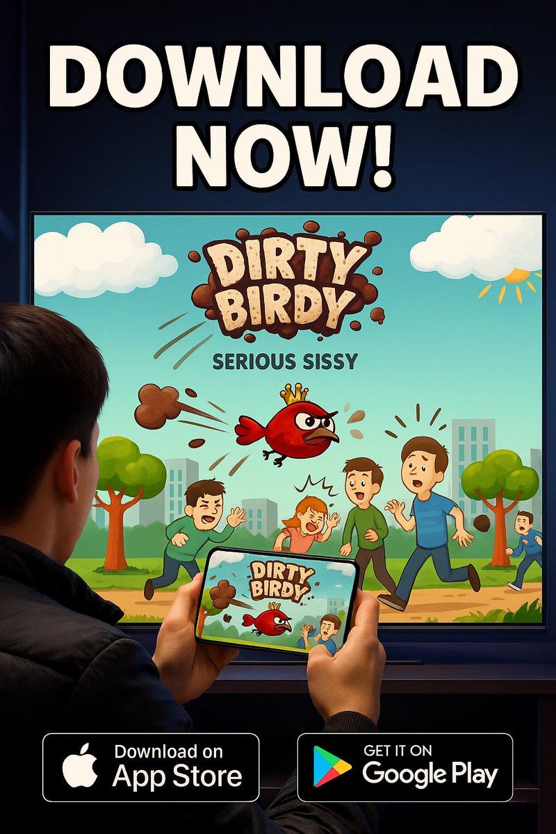 Thedirtybirdyg's tweet photo. You in? Get Dirty Birdy like everyone else.
#IndieGameTrends #indiegames #IndieGameDevs #games #MondayVibes #mobilemonday #gaming #mobile #dirtybirdy #indiedev #gamedev #mobilegames https://t.co/G3oWvLf6i6