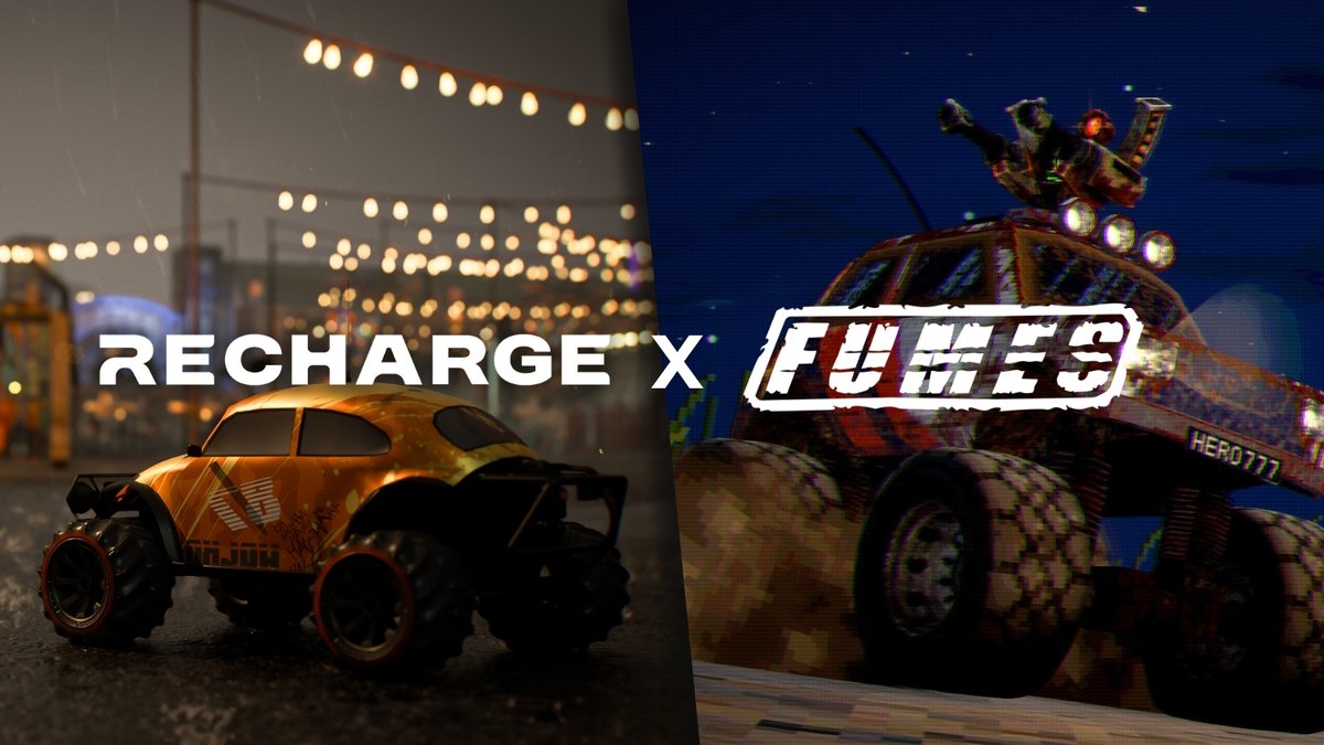 Recharge is launching on July 28. 🔥

But guess who else is hitting the road that very same day?

FUMES — a brutal car combat game packed with explosive action and heavy metal vibes.

We couldn’t let this perfect timing go to waste.

So we teamed up with the awesome FUMES team to