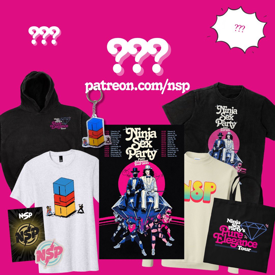 ninjasexparty's tweet image. Something elegant is happening for our paid AND free patrons 👀👀👀👀👀