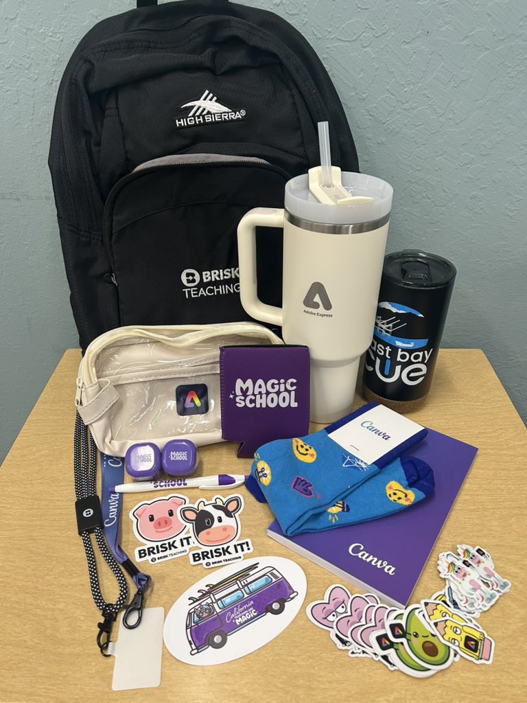 EBCUE's tweet image. Raffle prizes! Sign up for the Bay Area EdTech Symposium on 8/2 for your chance to win, and to start your school year with professional development from @magicschoolai @adobeexpress @briskteaching! @cueinc @SVCUE @CUESanFrancisco 

Refer a friend for extra tickets!