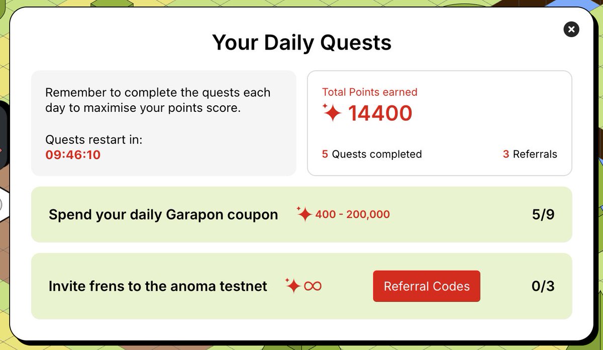 REFERRAL SYSTEM IS LIVE!

I got 3 invites already And guess what  Codes distribution time is here!  If you wanna try
<a href="/anoma/">Anoma</a>

follow me to get a code

1 code for a lucky follower