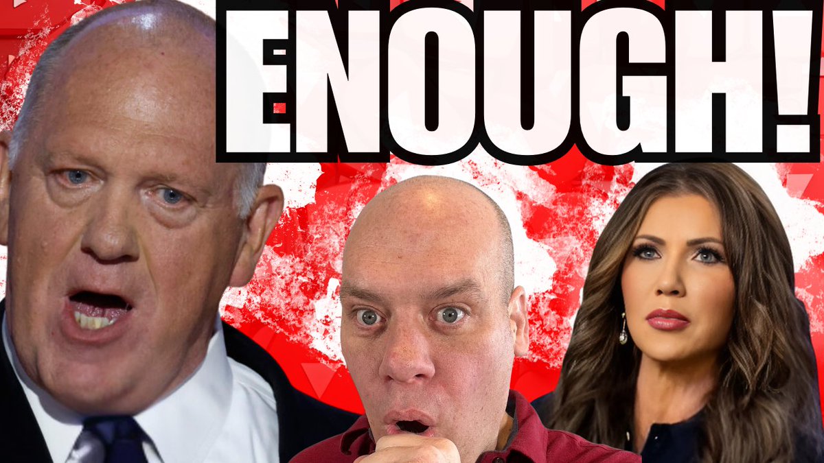 CashLorenShow's tweet image. Tom "Dredd" Homan: We Are Going to FLOOD THE ZONE After Illegals Attack ICE. Now on YouTube: youtube.com/@CashLorenShow
Tom Homand and Kristi Noem commit to sending more law enforcement to Democrat sanctuary cities after an off-duty ICE officer was shot in an attempted robbery.