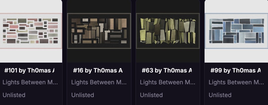RalphSigg's tweet image. Minted these 4 Lights Between Moments by @Th0mas_Art