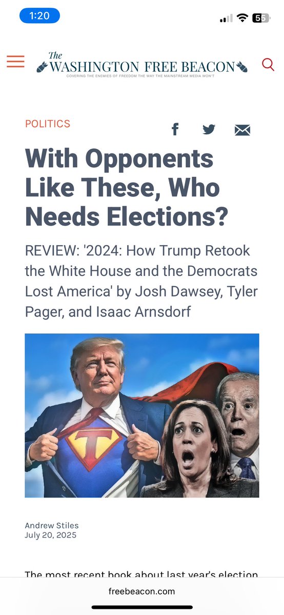 elianayjohnson's tweet image. “The most recent book about last year's election—2024: How Trump Retook the White House and the Democrats Lost America by journalists @jdawsey1, @tylerpager, and @iarnsdorf —depicts a Veep-like carnival of incompetence starring an erratic and vindictive egomaniac whose worst…