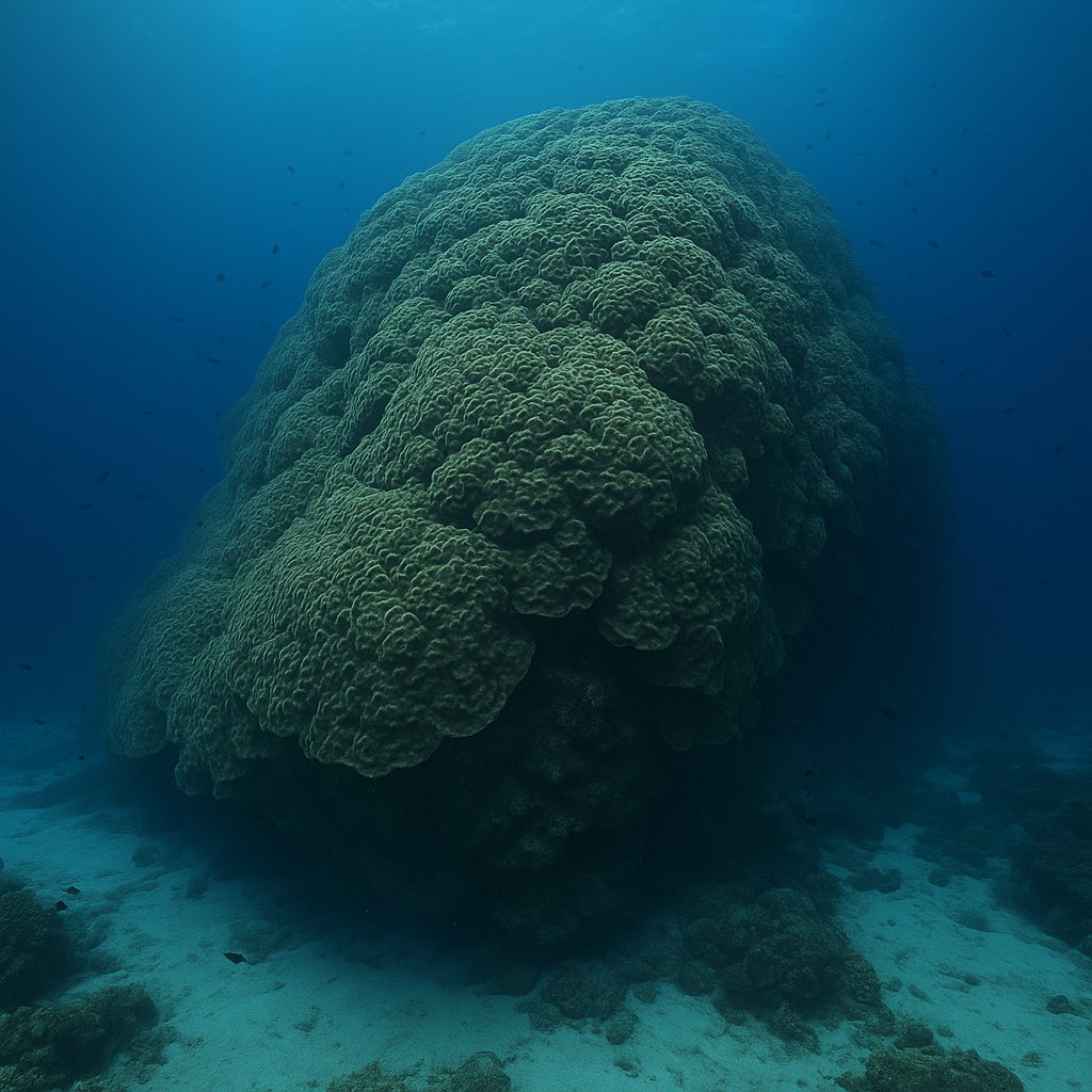🪸🌊 Scientists from @MARHEcenter &amp; @NektonMission just mapped giant deep reefs in the Maldives!
These ancient “super reefs” thrive in the twilight zone &amp; may help restore damaged coral ecosystems.

Credit: mapthegiants.com

By <a href="/spijna1/">Riccardo Mazza</a>