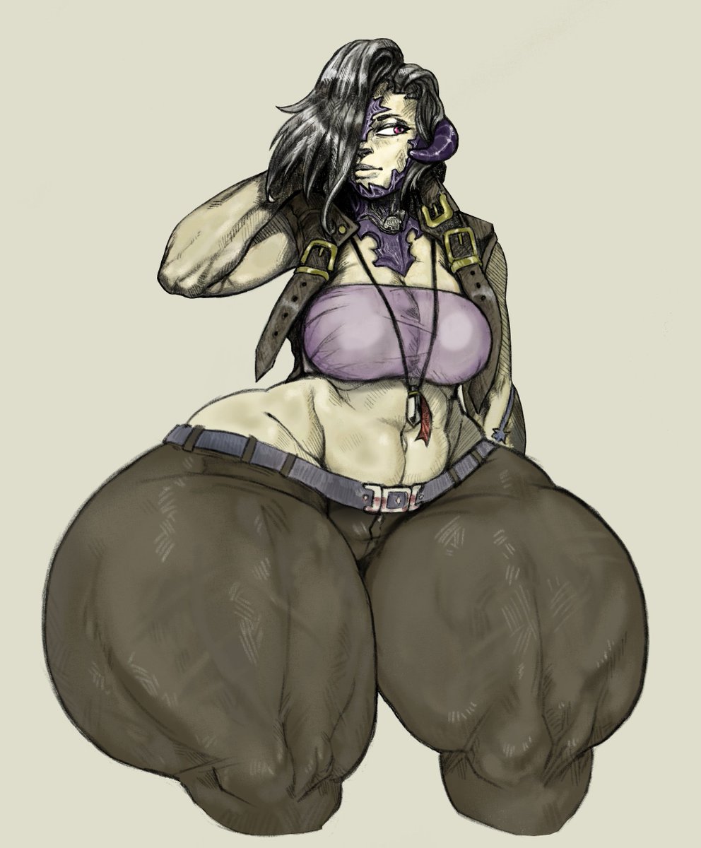 Here is a quick comm drawing I thought to post while I'm working on something b i g.