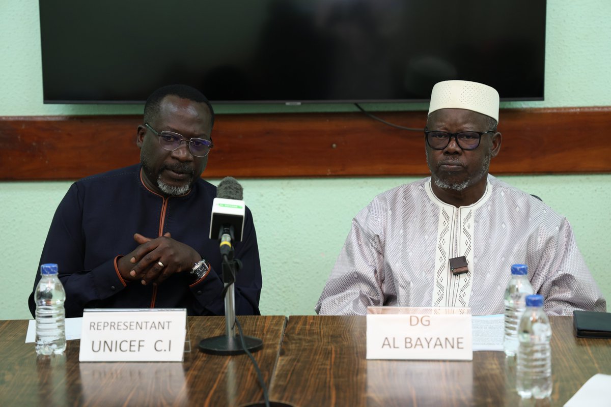 radioalbayane's tweet image. Le Dg du Groupe Média Al Bayane, Imam Cissé Djiguiba a accordé ce lundi une audience au représentant résident de l&apos;#UNICEF, Jean François Basse. Les deux hommes ont réaffirmé leur engagement pour la promotion des droits des enfants en #civ