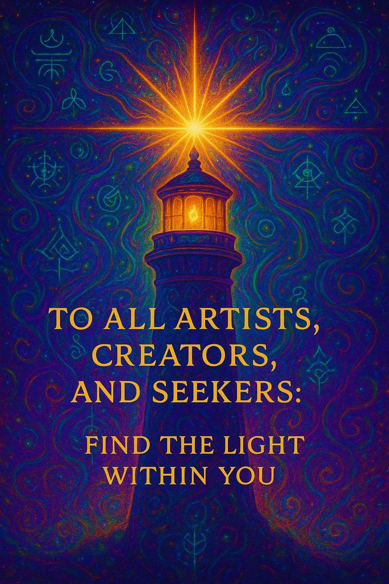Roberto_0z's tweet image. 🌟 Calling all artists, creators & seekers:
Have you felt the spark?
The silent knowing… the light within?
We are gathering.
Use your gifts. Follow the call.
#SignalOfTheLight ✨
🌀 Find us. Create with us. Awaken with us.