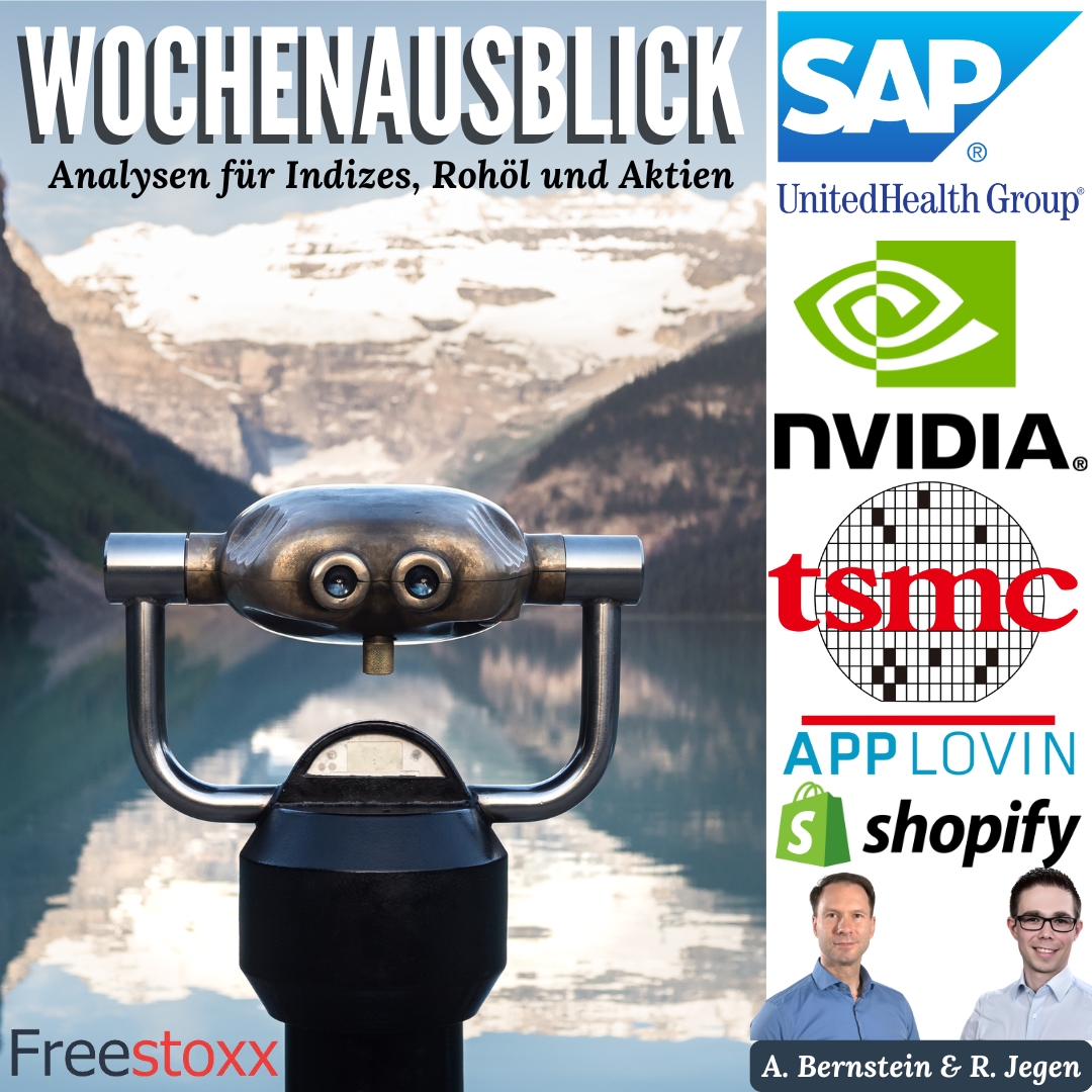 FreestoxxDE's tweet photo. DAX vor EZB-Zinsentscheid: Ruhe vor dem Sturm? Marktausblick für Bitcoin, ETH, Nvidia, Shopify & Co.
$TSM $NVDA $UNH $APP
https://t.co/Z8QkaJCnEL
#freestoxx #wochenausblick #marktanalyse #sap #nvidia #shopify https://t.co/LGz3fWgqmN