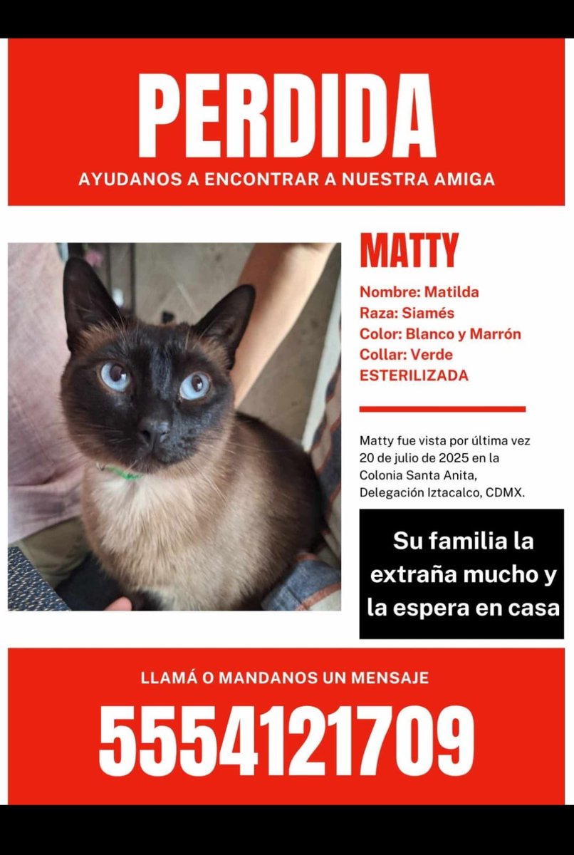 Sandra Segovia. Todos Somos Animales sí también tú (@segoviasan) on Twitter photo #CDMX ayúdanos a encontrar a Matty
<a href="/MascotasSismo/">Mascotas Sismo</a> @CaninaAmber <a href="/UbicapetMexico/">UBICAPET MÉXICO</a> <a href="/PerrosPerdidosA/">Mascotas perdidas</a> <a href="/PerrosPerdidosA/">Mascotas perdidas</a> <a href="/PrrosPerdidosMX/">PerrosPerdidosMx</a> <a href="/PerdiMiMascota/">PerdiMiMascota</a> <a href="/PerdiDogsMx/">PerdiDogsMx</a> <a href="/lawera33/">Perros Encontrados sin su dueño</a> <a href="/mascotasdifunde/">Difusión de mascotas</a> #CDMX ayúdanos a encontrar a Matty
<a href="/MascotasSismo/">Mascotas Sismo</a> @CaninaAmber <a href="/UbicapetMexico/">UBICAPET MÉXICO</a> <a href="/PerrosPerdidosA/">Mascotas perdidas</a> <a href="/PerrosPerdidosA/">Mascotas perdidas</a> <a href="/PrrosPerdidosMX/">PerrosPerdidosMx</a> <a href="/PerdiMiMascota/">PerdiMiMascota</a> <a href="/PerdiDogsMx/">PerdiDogsMx</a> <a href="/lawera33/">Perros Encontrados sin su dueño</a> <a href="/mascotasdifunde/">Difusión de mascotas</a>