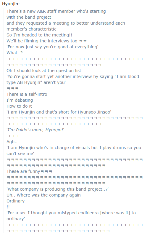 litell_johnn's tweet image. Chat highlights: Hyunjin thinks about how to do her self-intro for the band project (250721)
Text links:
reddit.com/r/LOONA/commen…