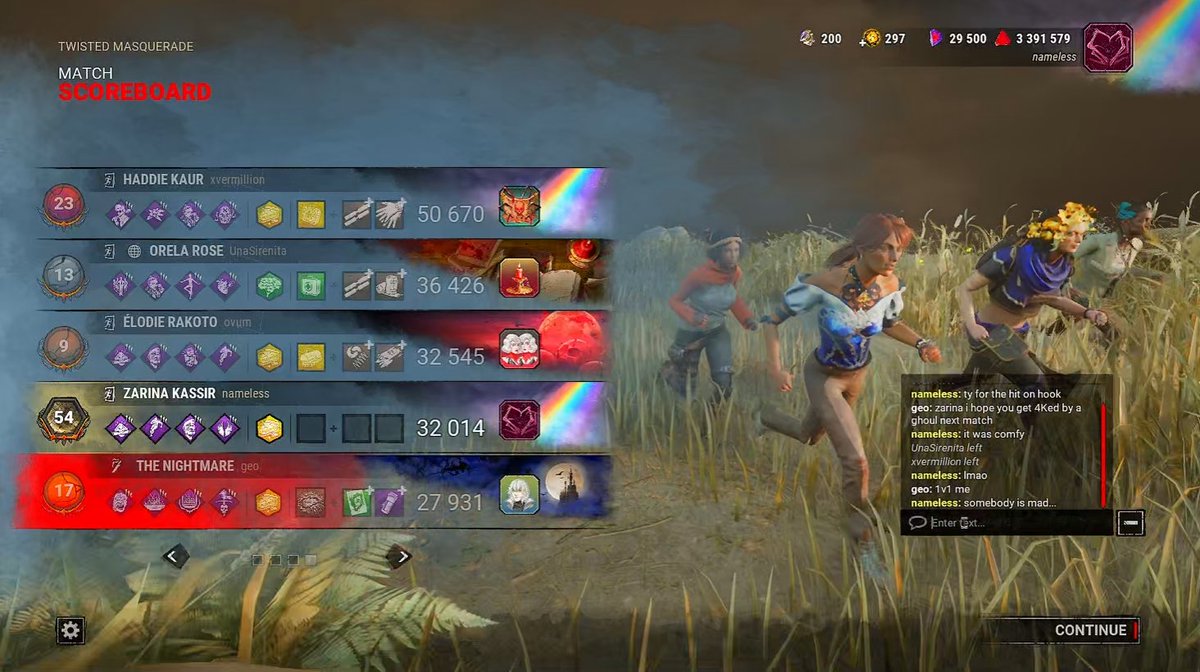 dbd players when you play the game