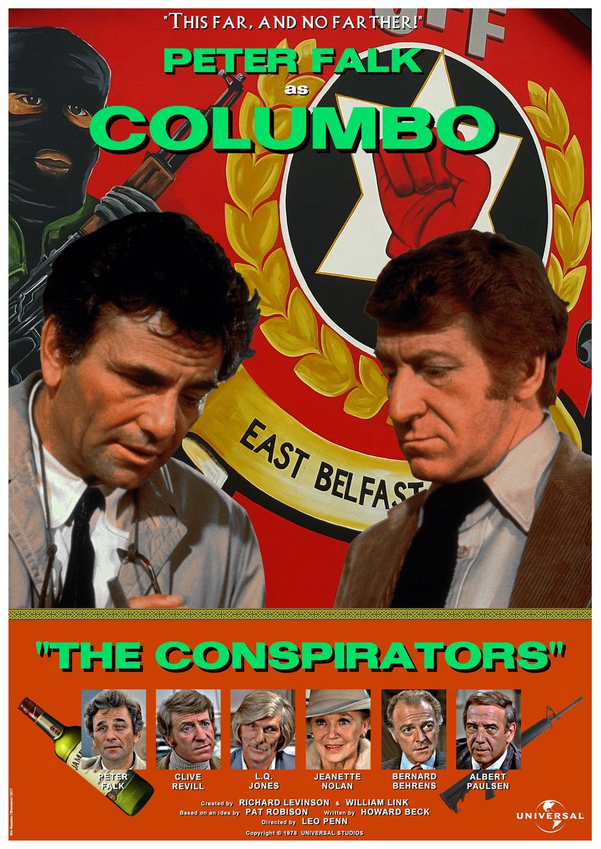 BaronDestructo's tweet image. Our Columbo rewatch concludes (for now) with...
"The Conspirators"
This episode aired May 13, 1978.
This is the final episode of Columbo's run on NBC. The show would be revived 10 years later by ABC and Columbo would return in "Columbo Goes to the Guillotine".
Peter Falk had…