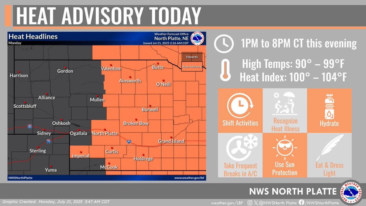 beef_educator's tweet image. It’s going to be a hot one and of course county fairs are kicking off, so be safe w/ livestock and people. If you have cattle work to do, the earlier in the day, the better. More heat resources for cattle at beef.unl.edu/beefwatch/2023…