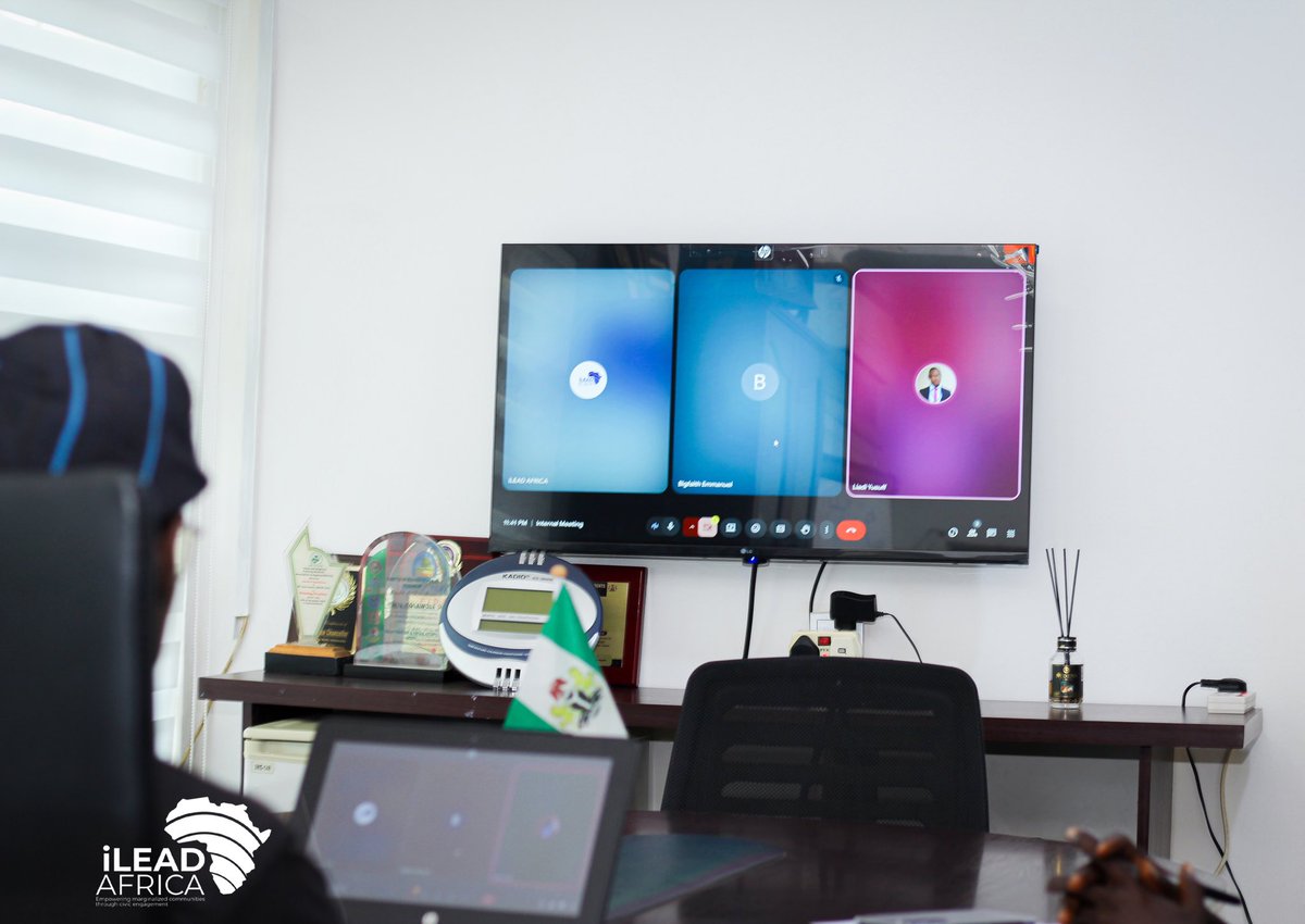 ilead4africa's tweet photo. New week, fresh momentum at @ilead4africa! Team meeting focused on #ProjectACE progress, #CiTechSummit plans & impactful programs ahead. We’re building a bold future powered by youth, innovation & civic action. 🌍✨
#iLeadAfrica #ACEinNG #CiTech2025 #CivicTech #DigitalGovernance https://t.co/hrkbn8K2jJ