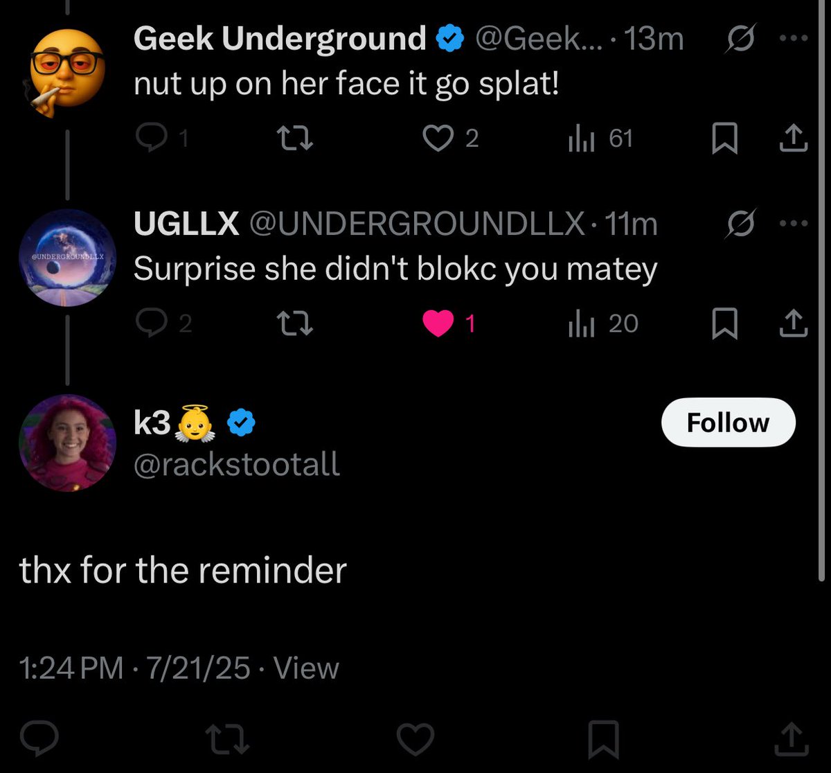GeekUndergrnd's tweet image. NOOOOOOOO IM FUCKING KILLING MY SELF I SWEAR TO GOD I CANT TAKE THIS NO MORE IM SERIOSULY OVER THIS ON EVERYTHINGNBRO FUCK THIS SHIT BRO OMFGGGG I HATE MY LIFE