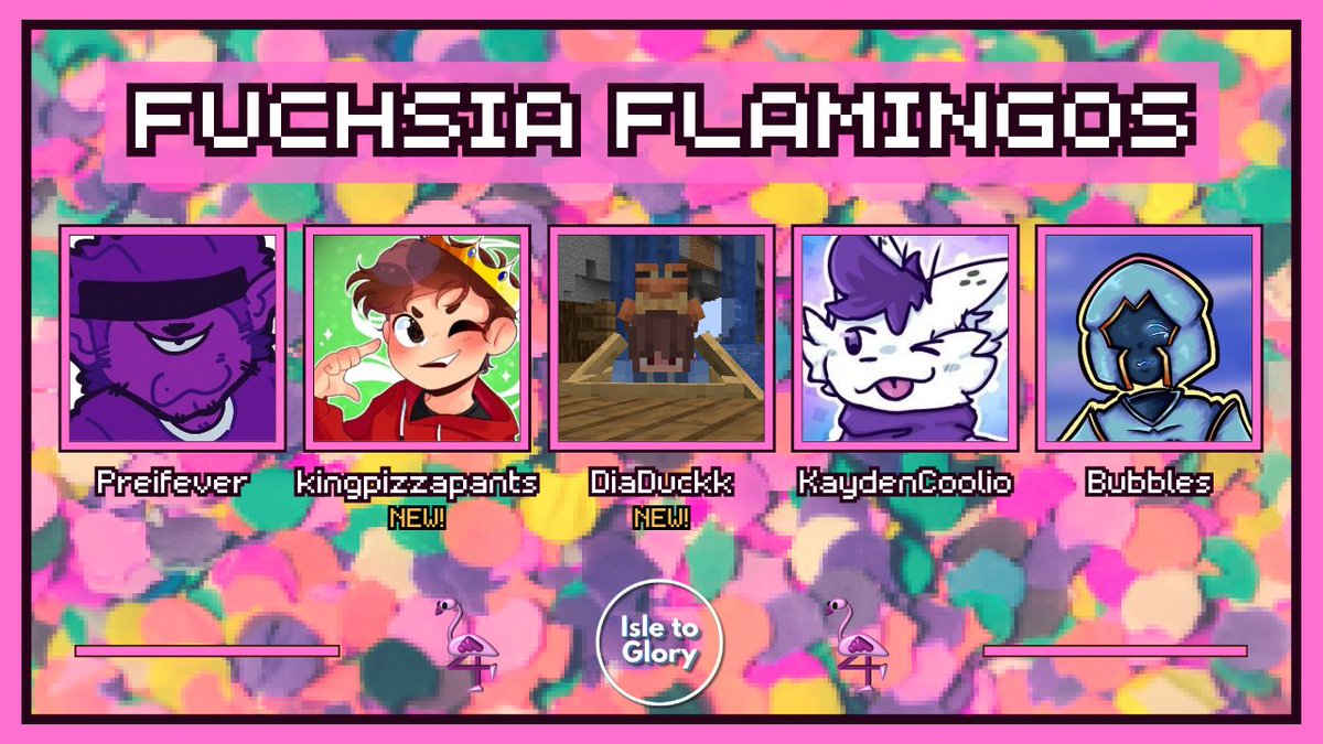Isle To Glory (@isletoglorymcci) on Twitter photo 🥳Announcing the Fuchsia Flamingos!
<a href="/preifever/">👁️ prei🌡️</a> @kingpizzapants <a href="/diaduckk/">Dia 🍉</a> <a href="/KaydenCoolio/">KaydenCoolio</a> <a href="/BubbletheFriend/">BubblestheFriendly</a>
Watch them have a blast in ITG Birthday 2 on July 24th at 4pm EST! 🥳Announcing the Fuchsia Flamingos!
<a href="/preifever/">👁️ prei🌡️</a> @kingpizzapants <a href="/diaduckk/">Dia 🍉</a> <a href="/KaydenCoolio/">KaydenCoolio</a> <a href="/BubbletheFriend/">BubblestheFriendly</a>
Watch them have a blast in ITG Birthday 2 on July 24th at 4pm EST!
