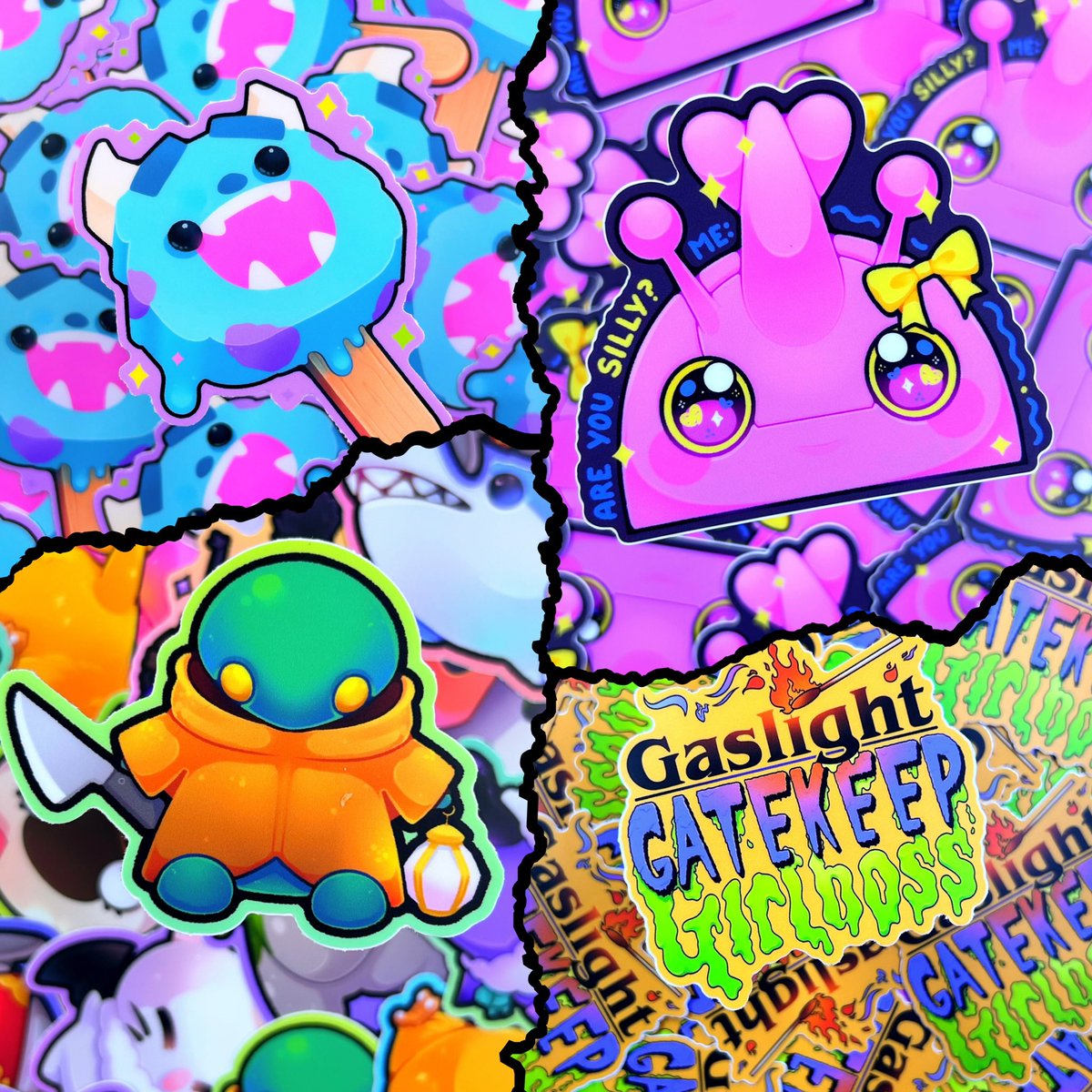 Plushunagi's tweet image. πβ¨ Broke bb has wares if you have coin. Tons of colourful and nostalgic weatherproof stickers. + A bundle listing you can pick 6 for $24 CAD!
π©· Shop π in bio π