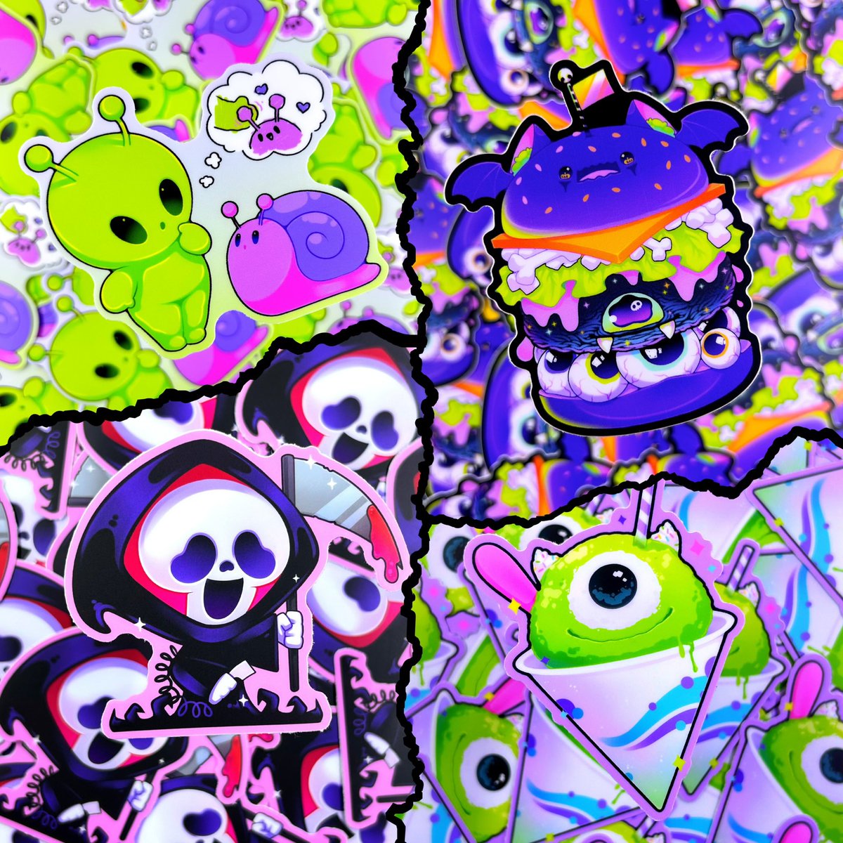 Plushunagi's tweet image. πβ¨ Broke bb has wares if you have coin. Tons of colourful and nostalgic weatherproof stickers. + A bundle listing you can pick 6 for $24 CAD!
π©· Shop π in bio π