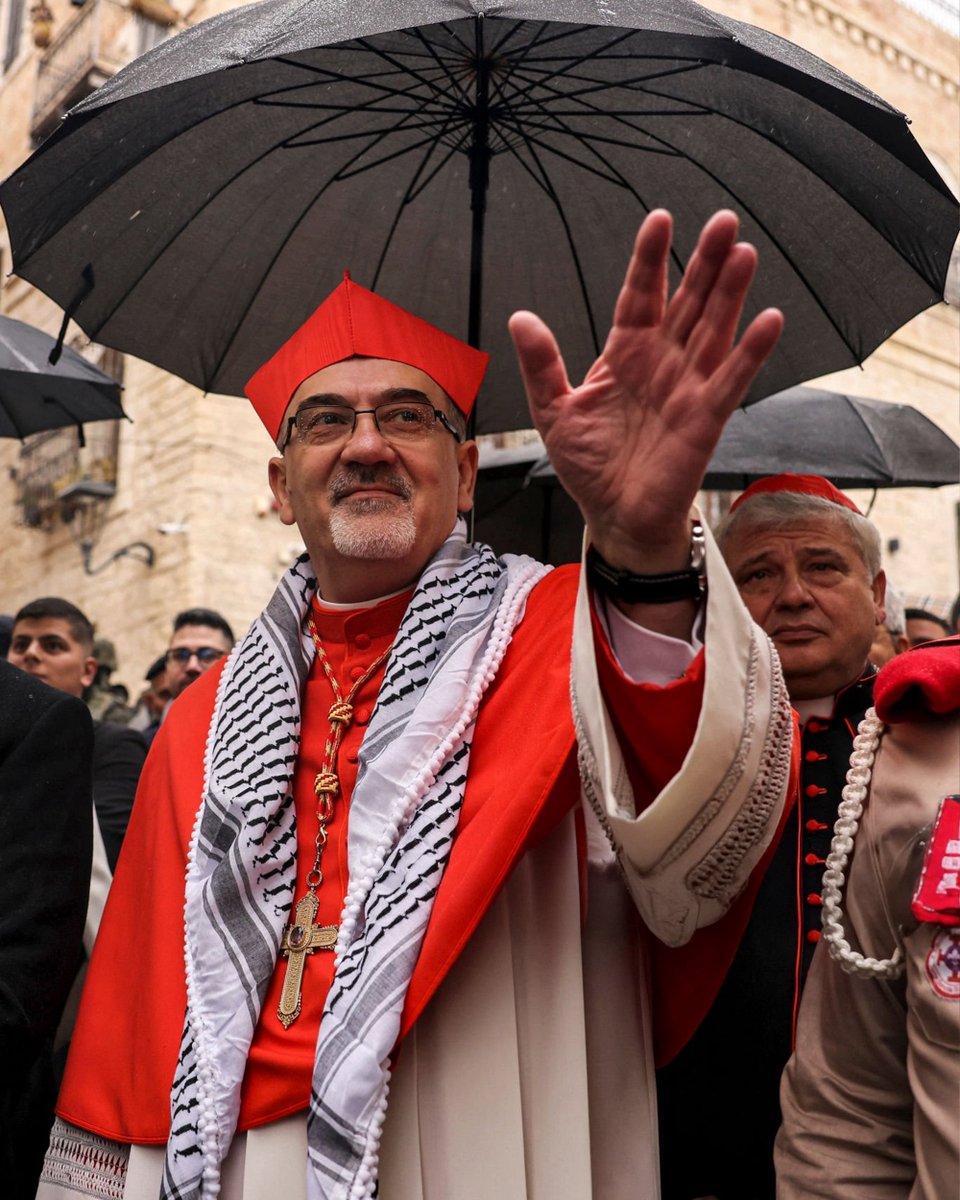 CatholicCassie's tweet image. Cardinal Pizzaballa should be nominated for the Nobel Peace Prize