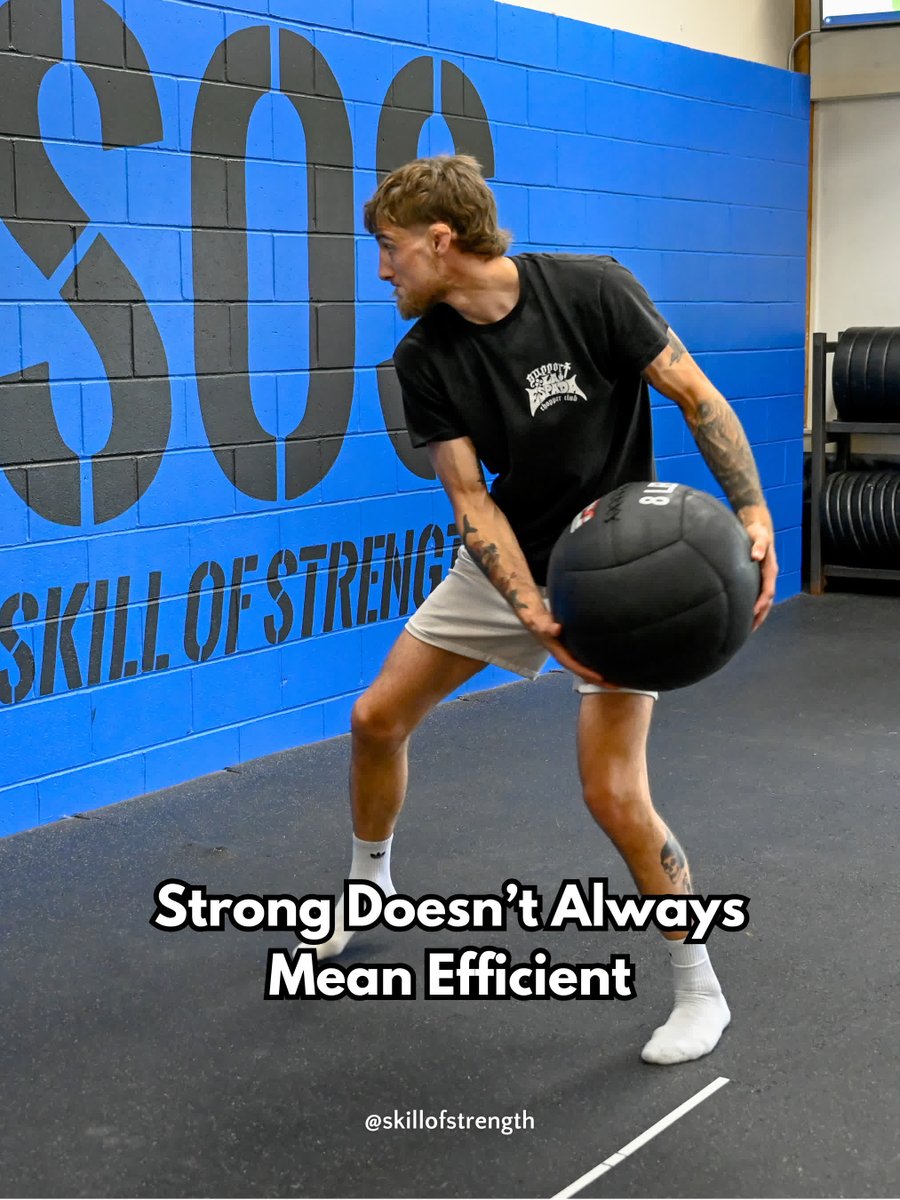 skillofstrength's tweet image. Strong Doesn't Always Mean Efficient

We've worked with tons of "rotational athletes" over the years.

⚾️ Baseball &amp;amp; Softball
🎾 Tennis
⛳️ Golf

Often times athlet...
#golftraining #tennistraining #pickleballtraining #baseballtraining #softballtraining #rotationalathletes
