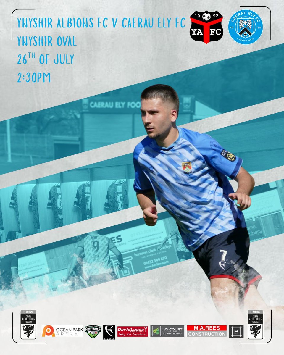 Caerau Ely FC (@caerauelyfc) on Twitter photo <a href="/YAFCthebuns/">Ynyshir Albions FC</a> v Caerau Ely FC
We are away this Sat as we face an impressive Ynyshir Albions in our first <a href="/CymruLeagues/">JD Cymru Leagues 🏴</a> fixture of the season.
Looking forward to the challenge ahead as the games will come thick and fast.
#ONerthINerth <a href="/AllWalesSport/">All Wales Sport</a> <a href="/danjdavies/">Dan (topbinsmag)</a> <a href="/YClwbPelDroed/">Y Clwb Pêl-Droed</a> <a href="/YAFCthebuns/">Ynyshir Albions FC</a> v Caerau Ely FC
We are away this Sat as we face an impressive Ynyshir Albions in our first <a href="/CymruLeagues/">JD Cymru Leagues 🏴</a> fixture of the season.
Looking forward to the challenge ahead as the games will come thick and fast.
#ONerthINerth <a href="/AllWalesSport/">All Wales Sport</a> <a href="/danjdavies/">Dan (topbinsmag)</a> <a href="/YClwbPelDroed/">Y Clwb Pêl-Droed</a>