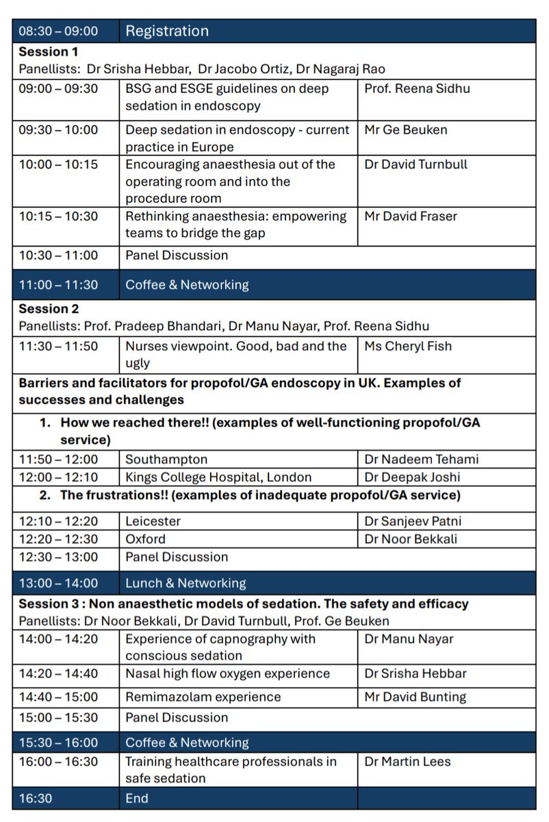 Srisha_Hebbar's tweet image. Appropriate sedation is central to the safe and effective performance of endoscopy.
We need to improve the experience for our UK patients. Please join us and share your experience @UHNM_NHS
@BritSocGastro
cmevents.co/events/sedatio…