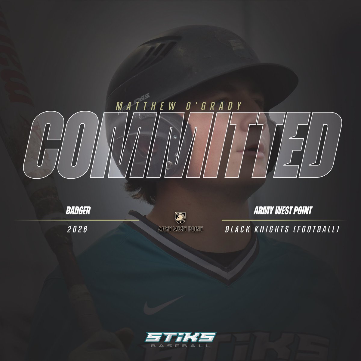 GRB STiKS Baseball (@stiksacademy) on Twitter photo 🚨Commitment Alert!!🚨 Congratulations to 2026 grad <a href="/Matthew_OG14/">Matthew O’Grady Jr</a> on his commitment to play football at Army West Point! We thank you for your dedication to our program and wish you all the best in your future service to the country. #STIKS 🇺🇸 🚨Commitment Alert!!🚨 Congratulations to 2026 grad <a href="/Matthew_OG14/">Matthew O’Grady Jr</a> on his commitment to play football at Army West Point! We thank you for your dedication to our program and wish you all the best in your future service to the country. #STIKS 🇺🇸