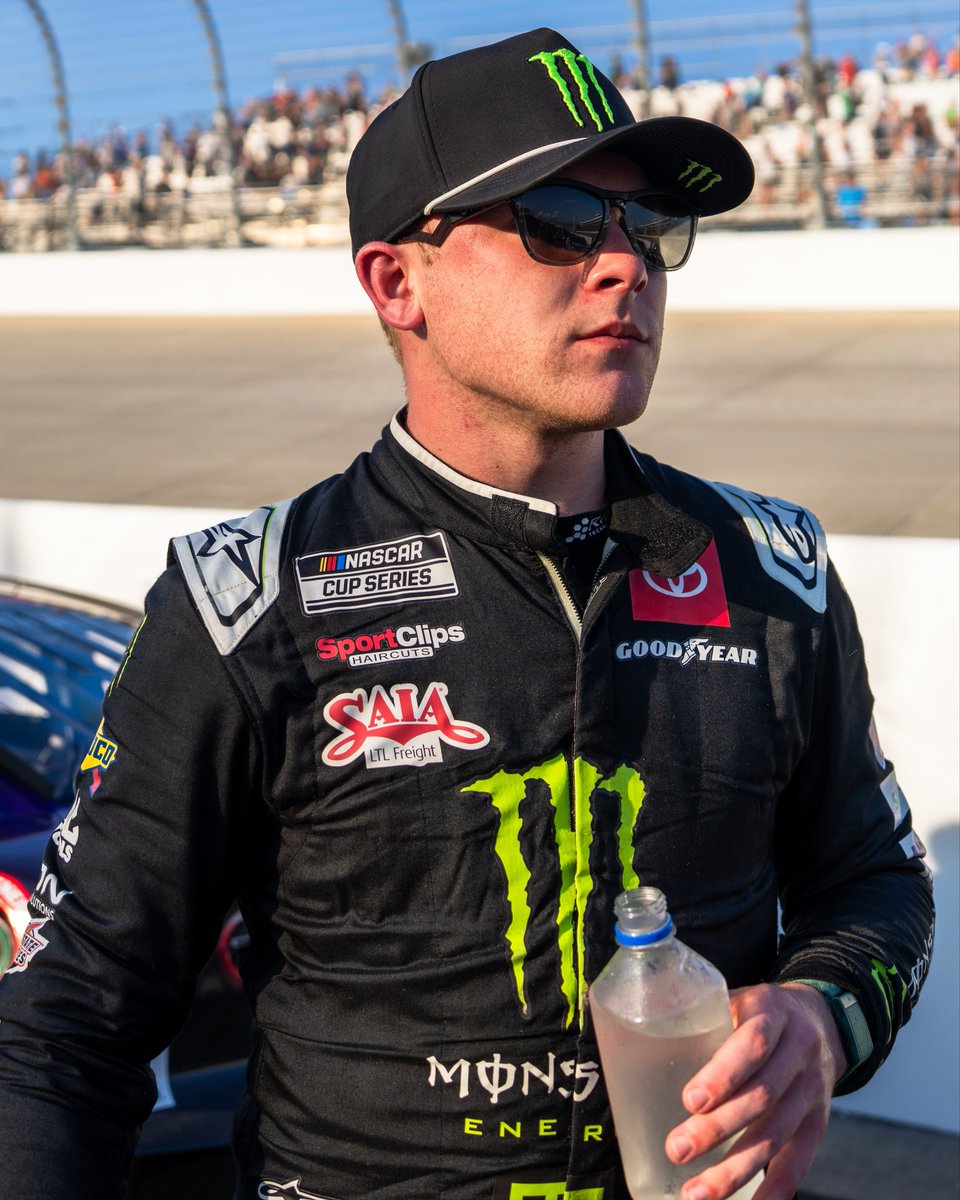 NASCAR's tweet image. Another solid Sunday for the No. 54.
@TyGibbs earns his third consecutive top 10 and will have a shot at $1,000,000 at @IMS.