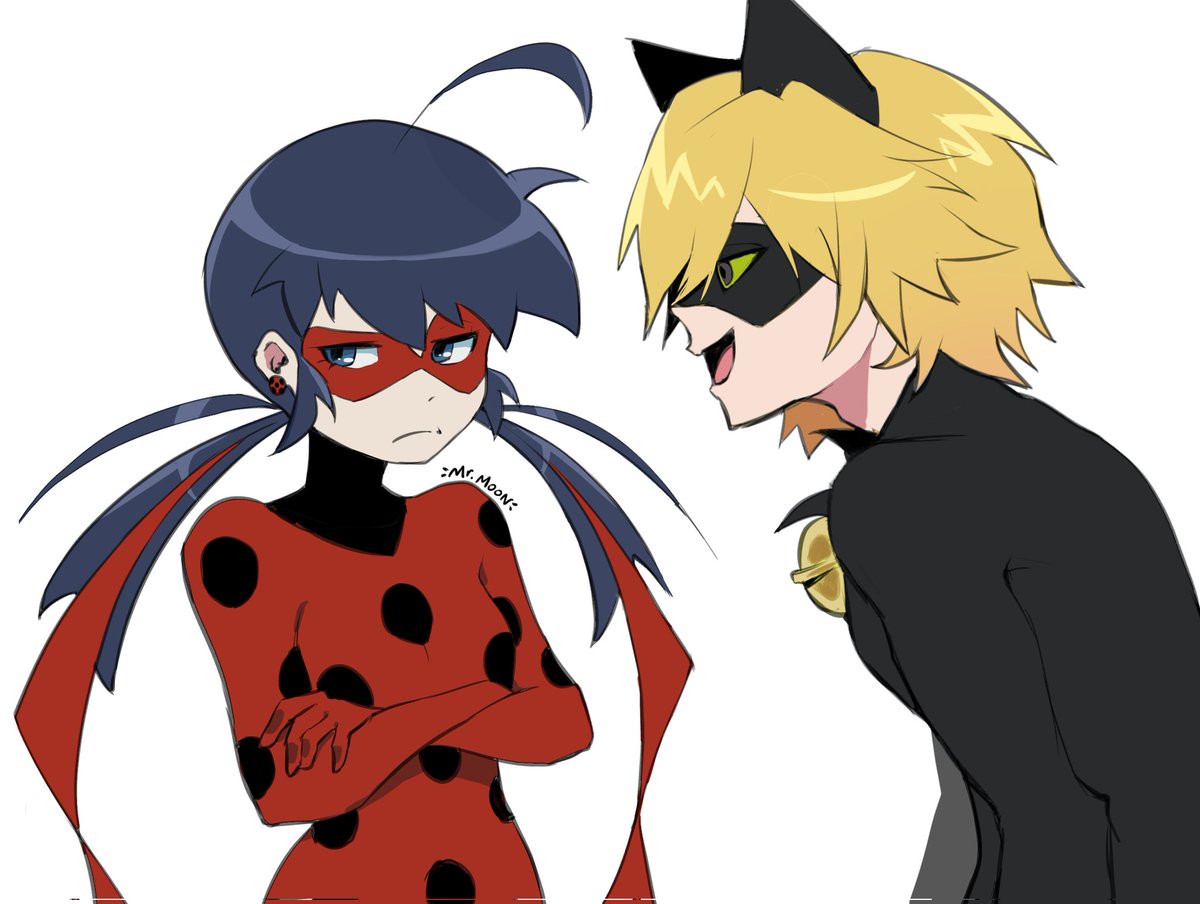 _mrmoon__'s tweet image. 🐈‍⬛🐞
#LadybugPV #felixnette