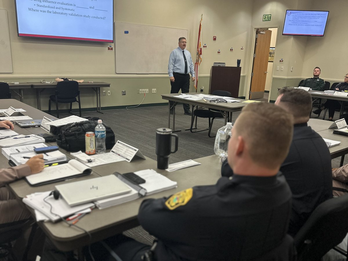 OrangeCoSheriff's tweet image. The Orange County Sheriff’s Office is hosting the 76th Drug Recognition Expert (DRE) school in the state of Florida. The DRE school is a specialized training program for law enforcement officers designed to equip them with the skills to identify and evaluate drivers impaired by…