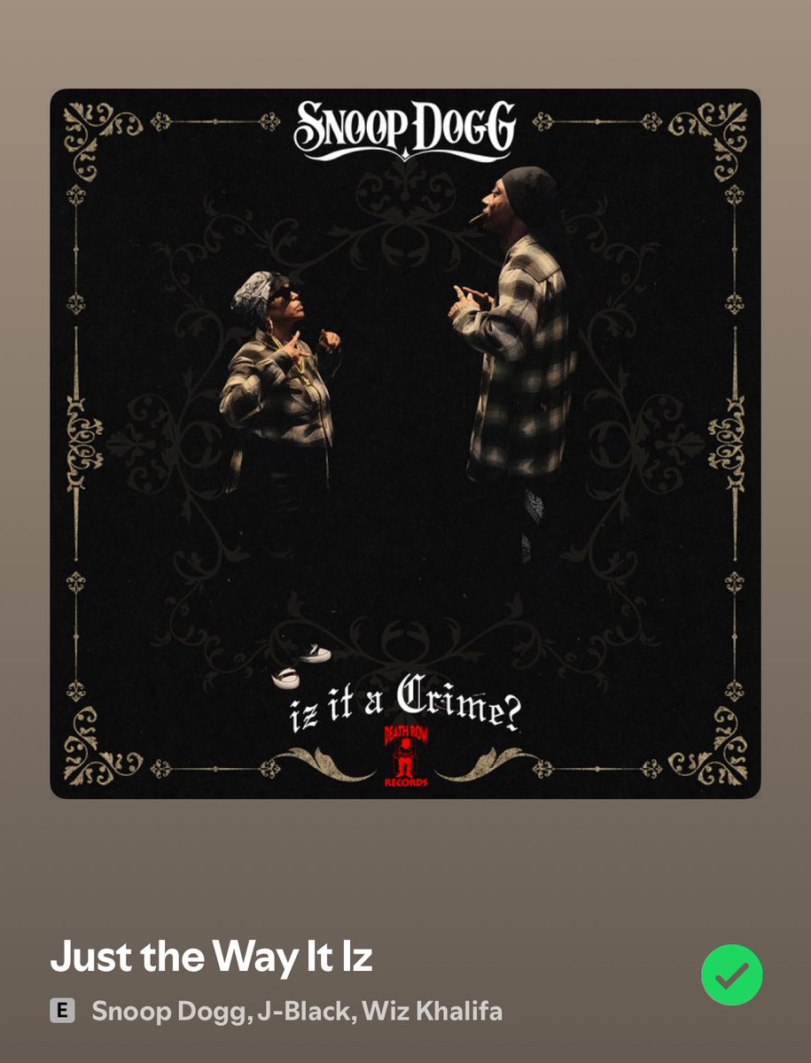 somemusictalk's tweet image. Snoop Dogg dropped an album back in May and while I have the album at a 6/10 and still do
There’s some really good songs on this album.