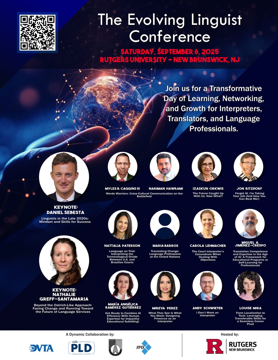 ATASpanishDiv's tweet photo. ⚡ Last chance to save!
 Early Bird ends July 31 for #EvolvingLinguistConf 🎟️

💲 Member: $199 → $259
💲 Student: $149 → $179
📍 Sept 6 | Rutgers
🔗 https://t.co/VnYLLy19PP https://t.co/Xn9KTLyYsw