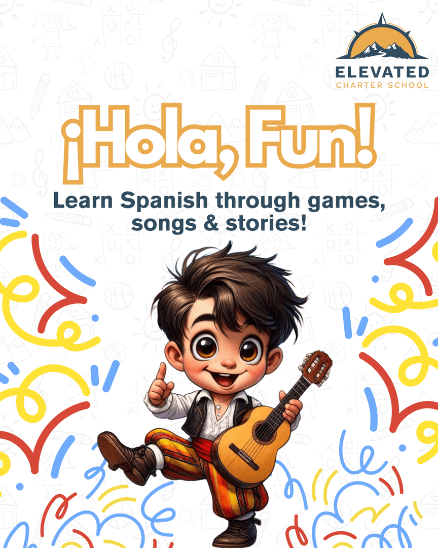 EC_schoolUtah's tweet photo. At Elevated’s Spanish Club, students explore the Spanish language through movement, music, games, and storytelling - no boring flashcards here.

#ElevatedCharterSchool #SpanishClub #FunWithLanguages #RemoteLearningMagic #LearnSpanishKids #ProjectBasedLearning #UtahCharterSchool https://t.co/T9DRnCMhsb