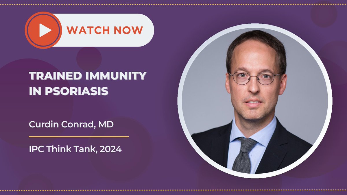 Review one of #IPC's top-viewed videos from 2025! #IPCCouncilor Curdin Conrad's "Trained Immunity: A New Pathway in Psoriasis?" is one of IPC's most-watched resources this year. Learn how innate immune memory is reshaping our understanding of #psoriasis: psoriasiscouncil.org/resources/trai…
