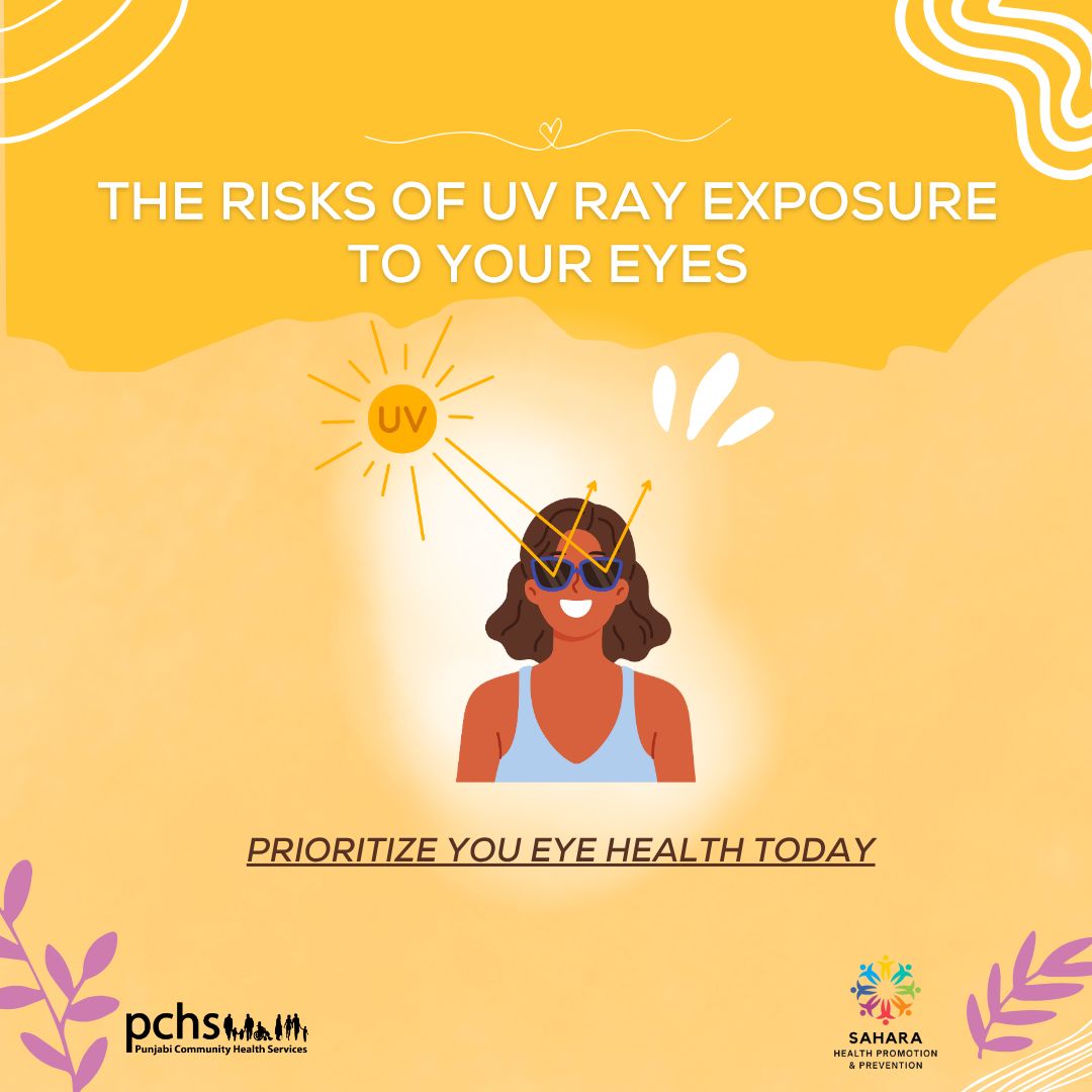 PCHS4U's tweet image. UV rays damage more than your skin—your eyes are at risk too!
Swipe to learn how to protect your vision this summer. 
#ProtectYourEyes #UVSafety #HealthyVision #SunSmart 😎