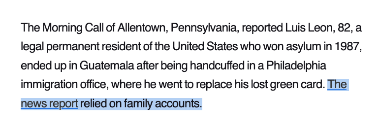 bonchieredstate's tweet image. Maybe a mistake was made, but this story stinks to high heaven.
First the family claimed he died in ICE custody. Then they said he's in Guatemala, but the Guatemalans say he's not. But the family says he has no plans to return to the US?
Huh?