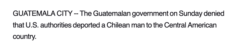 bonchieredstate's tweet image. Maybe a mistake was made, but this story stinks to high heaven.
First the family claimed he died in ICE custody. Then they said he's in Guatemala, but the Guatemalans say he's not. But the family says he has no plans to return to the US?
Huh?