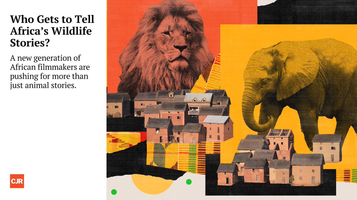 CJR's tweet image. Who Gets to Tell Africa’s Wildlife Stories?
By Maurice Oniang’o. cjr.org/analysis/afric…